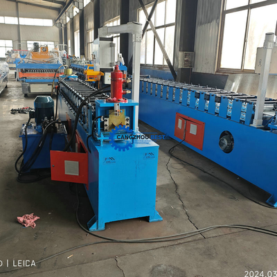 PLC điều khiển Perforated Garden Fence Roll Forming Machine với thiết kế tùy chỉnh