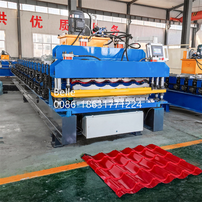 Máy tạo cuộn gạch cắt thủy lực bằng thép nhôm