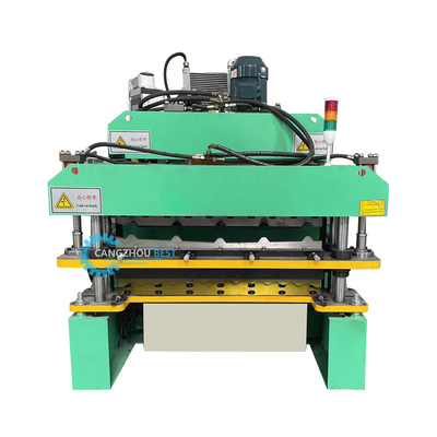YX840&amp; 836 Máy tạo cuộn tấm màu mái hai lớp bằng hồ sơ thép