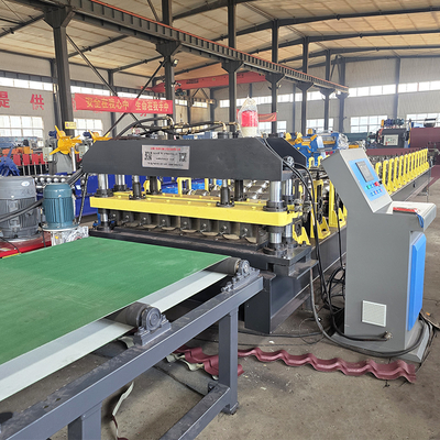 Máy tạo cuộn gạch mái nhà bằng thép màu tự động