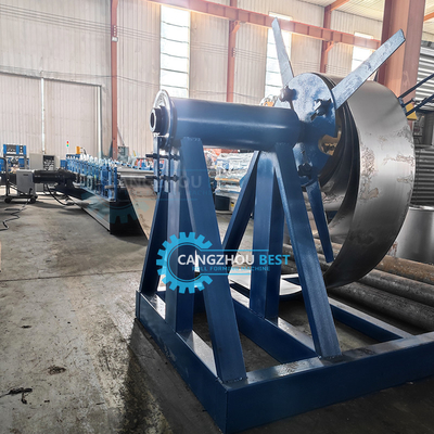 Máy hình thành dây chuyền xoắn xích góc 2mm cho hồ sơ thép nhựa