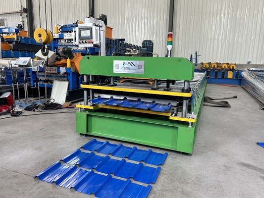 Máy chế tạo tấm mái lạnh bằng PLC với 18-20 trạm
