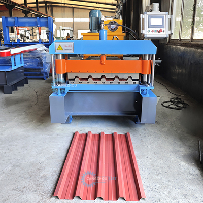Tự động cắt thép mái nhà mái nhà tấm sườn bảng cuộn hình máy
