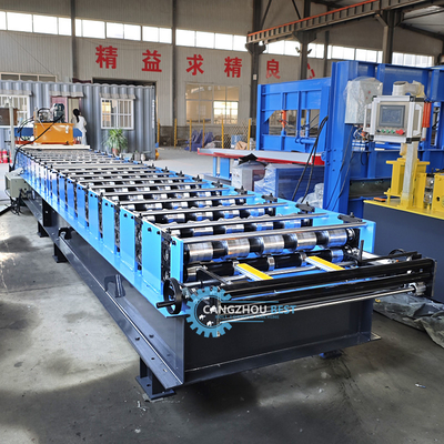 Tự động cắt thép mái nhà mái nhà tấm sườn bảng cuộn hình máy