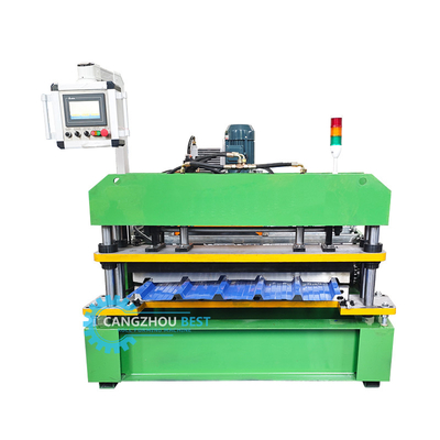 Tốc độ cao Colombia thiết kế phổ biến IBR Trapezoidal Roof Panel Sheet Roll Forming Machine