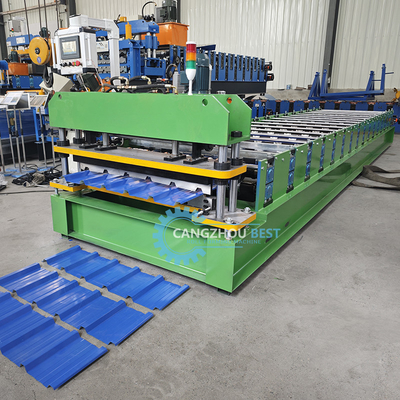 Tốc độ cao Colombia thiết kế phổ biến IBR Trapezoidal Roof Panel Sheet Roll Forming Machine