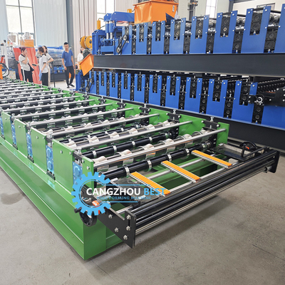 Tốc độ cao Colombia thiết kế phổ biến IBR Trapezoidal Roof Panel Sheet Roll Forming Machine