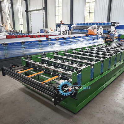 Tốc độ cao Colombia thiết kế phổ biến IBR Trapezoidal Roof Panel Sheet Roll Forming Machine