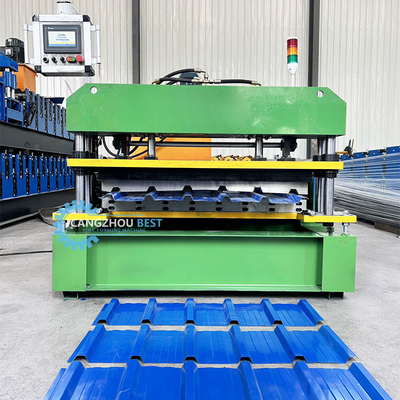 Tốc độ cao Colombia thiết kế phổ biến IBR Trapezoidal Roof Panel Sheet Roll Forming Machine