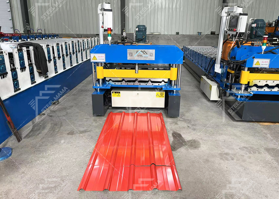3Kw Hydraulic Cutting Steel Roof Sheet Roll Forming Machine Giá