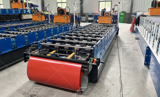 3Kw Hydraulic Cutting Steel Roof Sheet Roll Forming Machine Giá