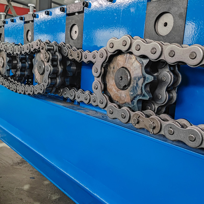 Thép Profile galvanized PLC Control Decking Bảng sàn Roll hình thành Máy