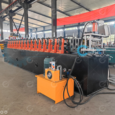 Thép độ dày 0,8mm khác biệt đúc màn tròn cửa Rolling Profile Roll Forming Machine