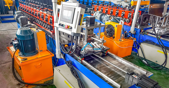 Máy chế biến cuộn cao tốc và đường ray với tốc độ chế tạo 12-14m/min