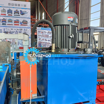 Thép hình chữ V màu IBR Thép mái Roll Hình thành Máy Thiết bị cắt thủy lực