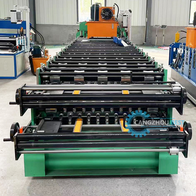 Color Steel Profile Hydraulic Double Layer Sheet Metal Roofing Machine Kiểm soát PLC