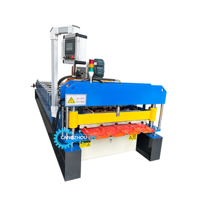 Gi 900mm có hiệu quả chiều rộng thép Profile Ibr mái nhà tấm cuộn hình máy cho xây dựng