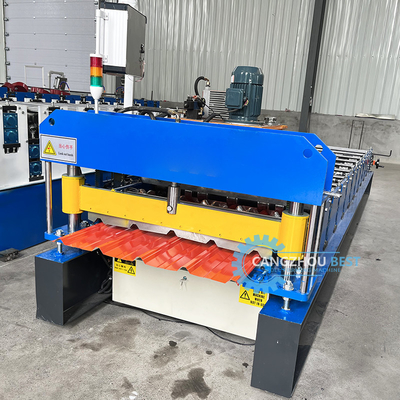 Gi 900mm có hiệu quả chiều rộng thép Profile Ibr mái nhà tấm cuộn hình máy cho xây dựng
