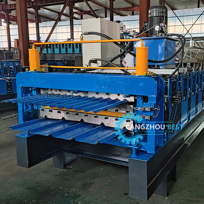 Xây dựng nhà hai lớp Hai hồ sơ mái tấm cuộn máy ép