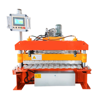 Thiết kế mới nhất cho Máy cán tôn tấm lợp thị trường rộng rãi với điều khiển PLC