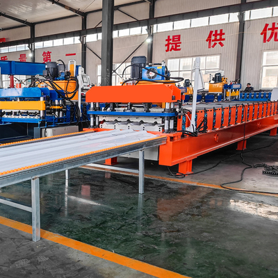 Máy chế tạo hình dáng tấm mái vải cuộn bằng thép màu