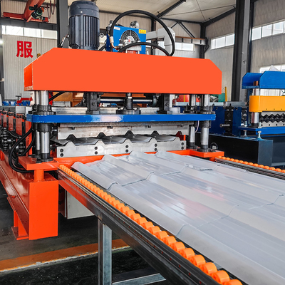 Máy chế tạo hình dáng tấm mái vải cuộn bằng thép màu