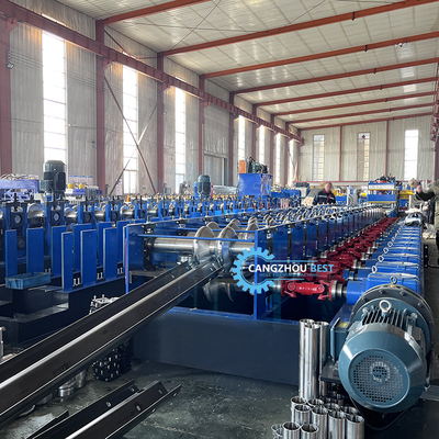 Thép Độ dày 4mm Sắt thay đổi nhanh 2&amp;3 sóng Crash Barrier Roll Forming Machine
