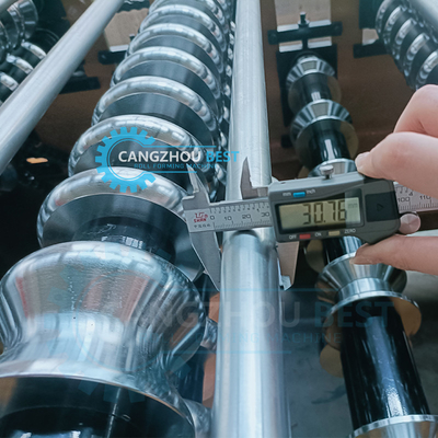 1000mm chiều rộng cuộn IBR tấm thép lốp hồ sơ hai lớp cuộn hình thành máy
