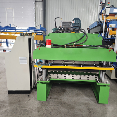 Tốc độ ổn định tự động PPGI Ridge Cap Roll Forming Machine với 15-16 trạm
