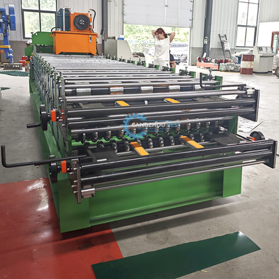 Tốc độ ổn định tự động PPGI Ridge Cap Roll Forming Machine với 15-16 trạm