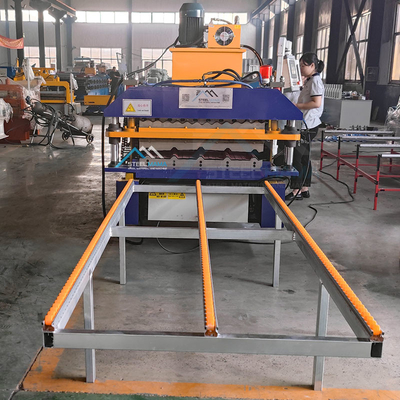 Máy tạo cuộn mái nhà bằng thép lớp hai với 5,5 kW và 15-16 trạm