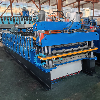 Delta PLC tự động Kiểm soát hai lớp mái ván Roll hình thành máy