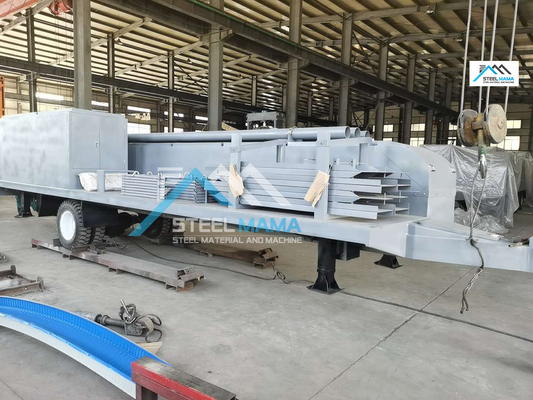 Diesel 914mm Feeding Width K Span Roll Forming Machine cho các tấm 610mm