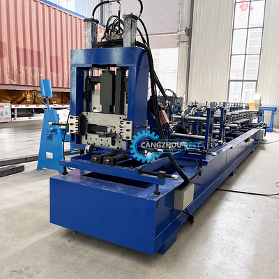 Tự động Czu Purlin thủy lực đâm và cắt cuộn hình thành máy