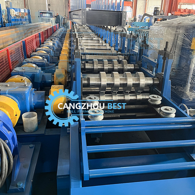 Plc Control Full Auto C Z Interchange Roll Forming Machine hộp số truyền động