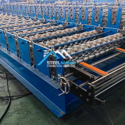8.5kw thép kính mái nhà gạch cuộn hình thành máy và mái nhà tấm làm máy