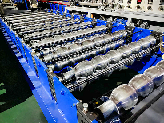 Thép kẽm Hydraulic cắt mái nhà Panel kính gạch cuộn hình thành máy lạnh