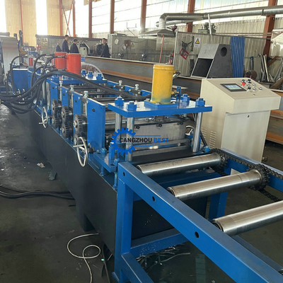 Máy cắt thủy lực tự khóa kẽm thép khung cửa cuộn hình máy