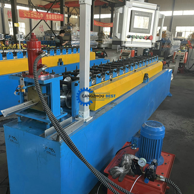 PLC điều khiển Perforated Garden Fence Roll Forming Machine với thiết kế tùy chỉnh
