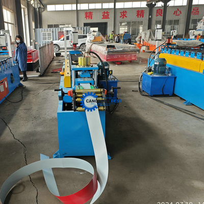 PLC điều khiển Perforated Garden Fence Roll Forming Machine với thiết kế tùy chỉnh