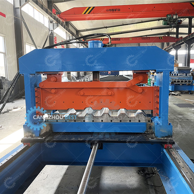 PLC hệ thống điều khiển sàn sàn máy hình thành cuộn 1250mm chiều rộng để sản xuất tấm sàn