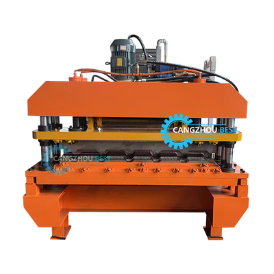 Máy cắt thủy lực 5.5kw Power Color Steel Profile Nga Chiếc gạch