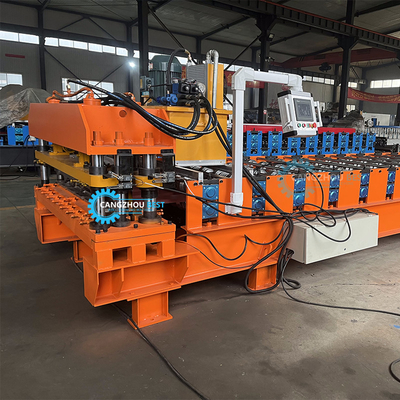 Máy cắt thủy lực 5.5kw Power Color Steel Profile Nga Chiếc gạch