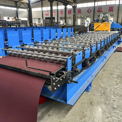 Long Lasting Tiles Roof Building 22 Steps Rollers Roof Tile Roll Forming Machine với Cr12 Blade