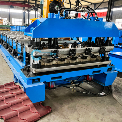 Long Lasting Tiles Roof Building 22 Steps Rollers Roof Tile Roll Forming Machine với Cr12 Blade