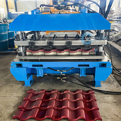 Long Lasting Tiles Roof Building 22 Steps Rollers Roof Tile Roll Forming Machine với Cr12 Blade