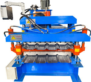 Delta PLC 15-20m / phút Tốc độ Máy tạo cuộn hai lớp thiết kế thân thiện với người dùng