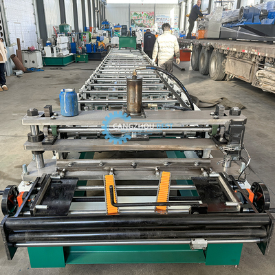 PPGI GI Color Steel Profile Roofing Sheet / Panel Roll Forming Machine Máy hình thành