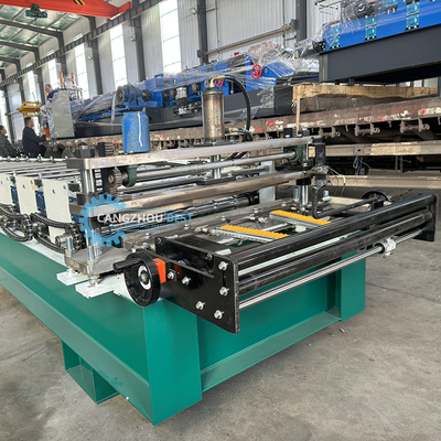 PPGI GI Color Steel Profile Roofing Sheet / Panel Roll Forming Machine Máy hình thành