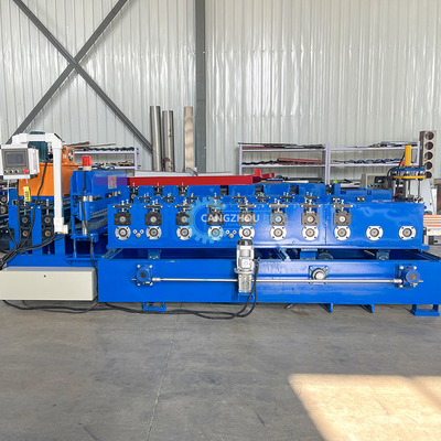Tự động thay đổi kích thước PU Liner Steel Profile Roof Sheet Roll Forming Machine cho 0,3-0,8mm